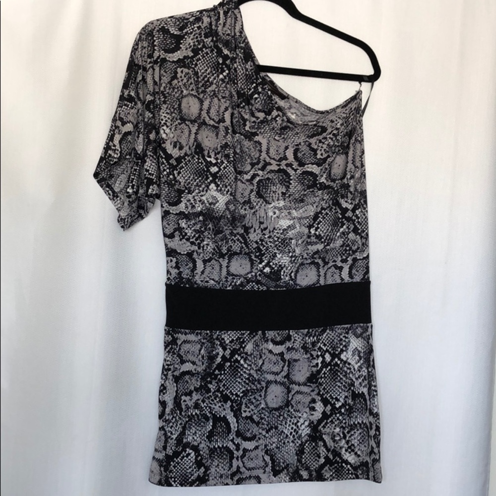 BCBGMaxAzria One Shoulder Mini